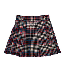Load image into Gallery viewer, Plaid Pleated Mini Wrap Skirt