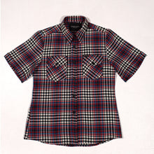 Load image into Gallery viewer, Plaid Short Sleeve Button Up Shirt