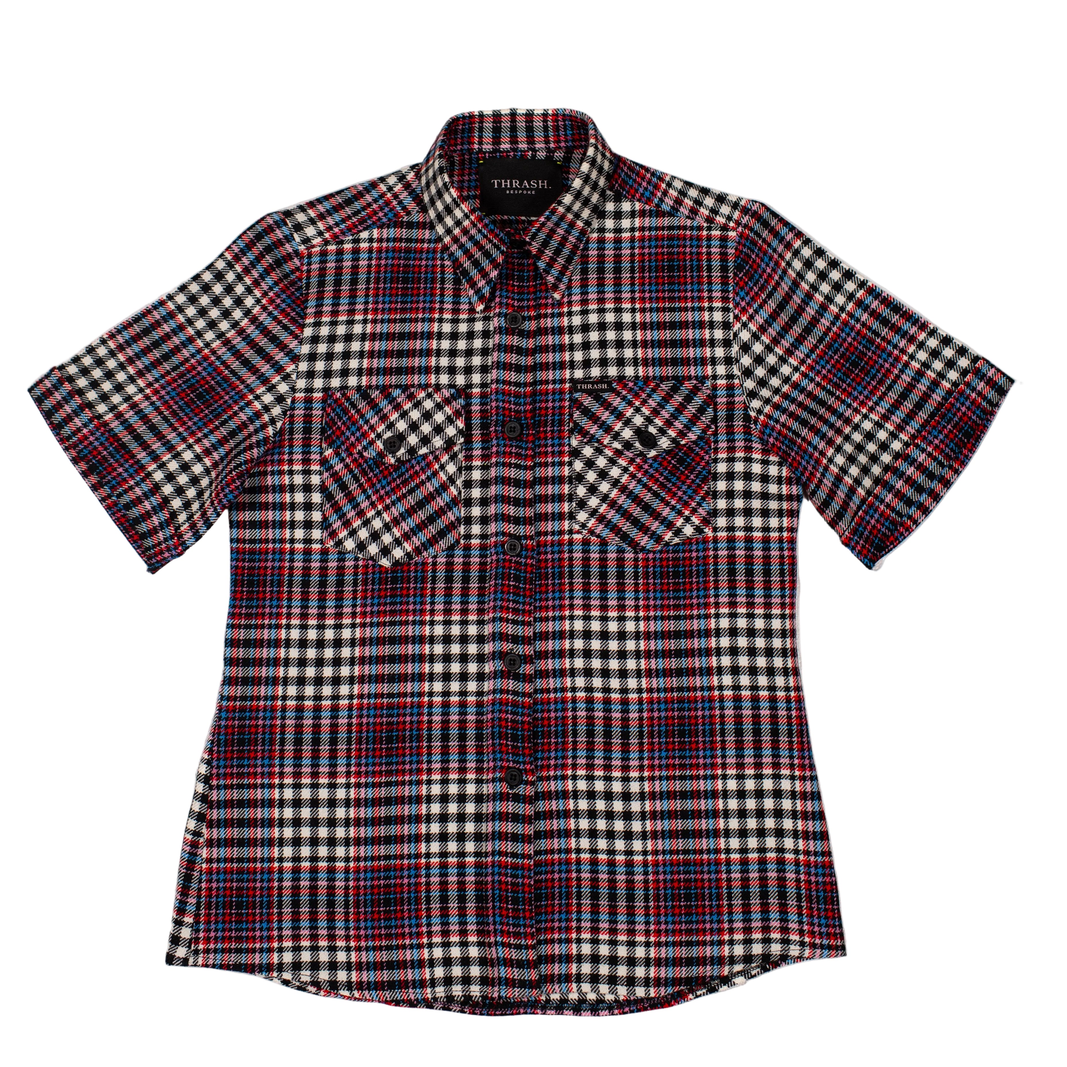 Plaid Short Sleeve Button Up Shirt – Thrash Bespoke