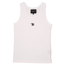 Load image into Gallery viewer, Mens Embroidered Logo Tank - White
