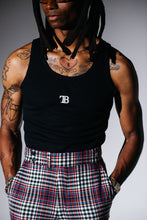 Load image into Gallery viewer, Mens Embroidered Logo Tank - Black
