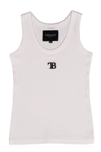 Load image into Gallery viewer, Womens Embroidered Logo Tank - White
