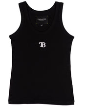 Load image into Gallery viewer, Womens Embroidered Tank - Black
