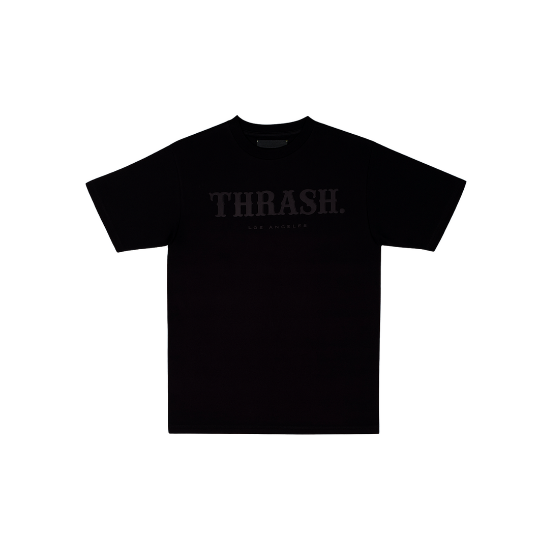 Thrash Puff Print Western Logo Tee
