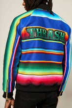 Load image into Gallery viewer, Coated Western Serape Bomber Jacket
