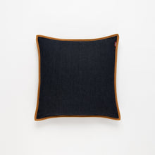 Load image into Gallery viewer, Denim/ Leather Throw Pillow
