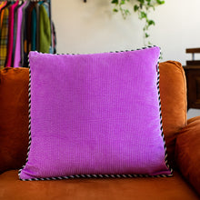 Load image into Gallery viewer, Pink corduroy Throw Pillow
