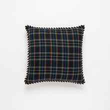 Load image into Gallery viewer, Red/ Navy Tartan Throw Pillow
