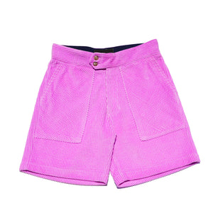 Pink Corduroy Shorts